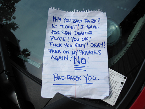 Funny Angry Notes From Strangers